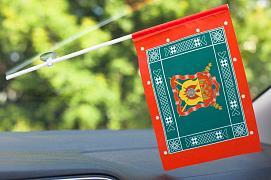 Флажок  в машину с присоской Знамя Сибирского казачьего войска