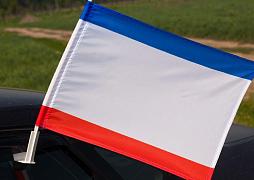 Флаг на машину с кронштейном Автономная республика Крым