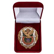 Знак в бархатистом футляре Полоцкий пограничный отряд Беларусь