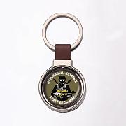 Двухсторонний Брелок для ключей Музыканты, которых знает весь мир (Коричневый)