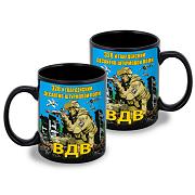 Кружка 328 гвардейский десантно-штурмовой полк ВДВ (Черная)