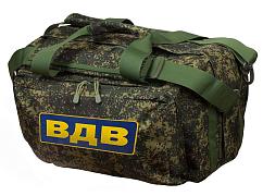 Армейская сумка-рюкзак с эмблемой  ВДВ  (Камуфляж Русская цифра)
