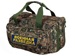 Армейская сумка-рюкзак с эмблемой Военная разведка (Камуфляж Woodland)