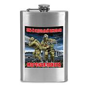 Карманная фляжка 382 отдельный батальон Морской пехоты