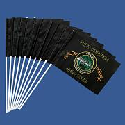 Флажок настольный Снайпер Черные береты (10 штук)