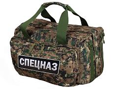 Армейская сумка-рюкзак с эмблемой Спецназ (Камуфляж Цифра)