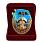 Знак в бархатистом футляре За службу в ОРП Атырау - Казахстан 2