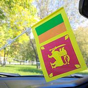 Флажок в машину с присоской Шри-Ланки