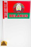 Флажок настольный Беларусь с надписью